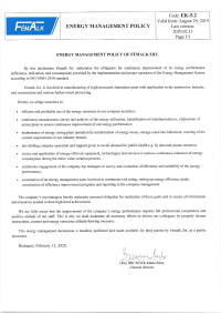 Energy management policy