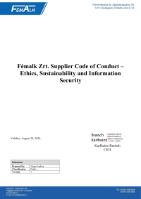 Supplier Code of Conduct