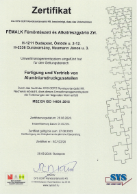MSZ EN ISO 14001:2015